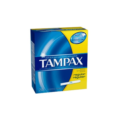 Tampax Tampons With Biodegradable Applicator, Regular Absorbancy 20