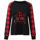 thumbnail image 1 of Puntoco Camiseta Suelta Estampada de Invierno para Mujer Blusa de Manga Larga Cuello Redondo Tops Casuales Puntoco Puntoco-8136, 1 of 3