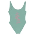 thumbnail image 4 of MKLEKYY Trajes De Baño Mujer Short Women Fashion Letter Print Piece Swimsuit Sexy Bikini Swimwear Bathing Sleeveless Backless Swimsuit 1364, 4 of 4