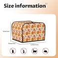 thumbnail image 5 of Picia Autumn Sweater Warmth Print 4 Slice Toaster Cover , Toaster Protector Dustproof Kitchen Appliance Cover, Kitchen Appliance Dustproof Protector, 5 of 7