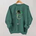 thumbnail image 2 of St. Patrick's Day Sweatshirt for Women Lucky Shamrock Long Sleeve Shirt Ireland Clover Print Pullover Tops 2026 Spring Fall Outfits, 2 of 6