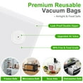 thumbnail image 2 of BoxLegend Vacuum Sealer Bags,3 Sizes 30 Pcs Reusable Food Seal Bags,Works for All Handheld Vacuum Sealer, 2 of 8