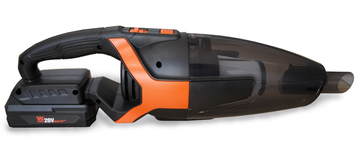WEN 20V Max Cordless Handheld Vacuum Cleaner Kit with 2.0 Ah Lithium