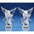 thumbnail image 3 of Set of 4 Clear Glossy Finish Roman Angel Tabletop Figurines 9.25", 3 of 3