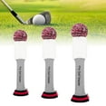 thumbnail image 1 of Cubiertas de madera shamjiam para cabeza de Golf Pompón a prueba de polvo 3 blanco rojo, 1 of 8
