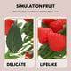 thumbnail image 2 of 2 piezas de frutas artificiales frutas estéticas rames simulados adornos de fruta falsa, 2 of 7