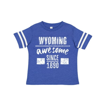 

Inktastic Wyoming Awesome Since 1890 Gift Toddler Boy or Toddler Girl T-Shirt