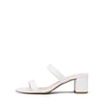 thumbnail image 3 of Sandalia DREAM PAIRS DHS213 Tacones Anchos de Dos Tiras Blancos, 3 of 7