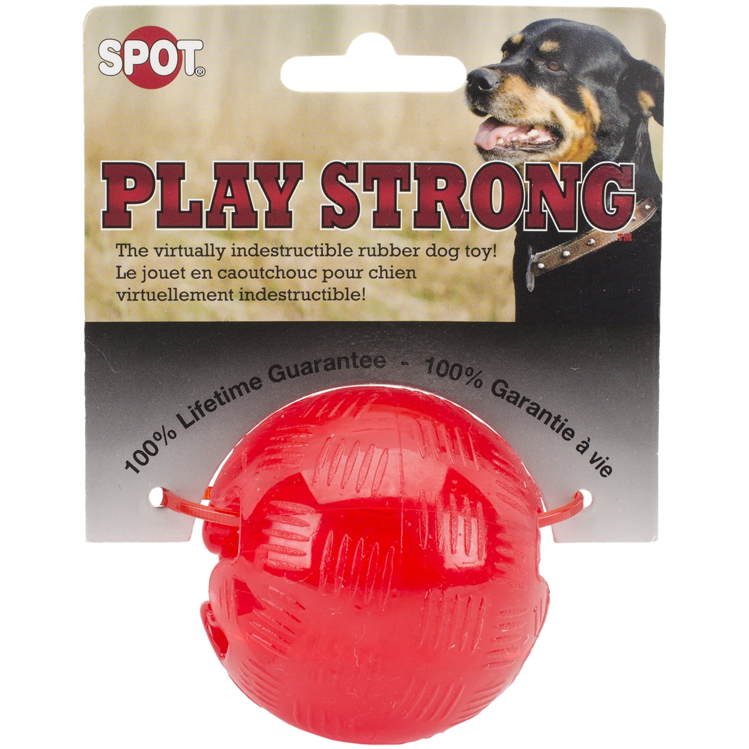 PLAY STRONG RUBBER BALL DOG TOY Walmart Canada