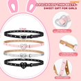 thumbnail image 6 of WHIPPY Girls Belts Kids Leather Waist Belts for Jeans Dresses, 6 of 7