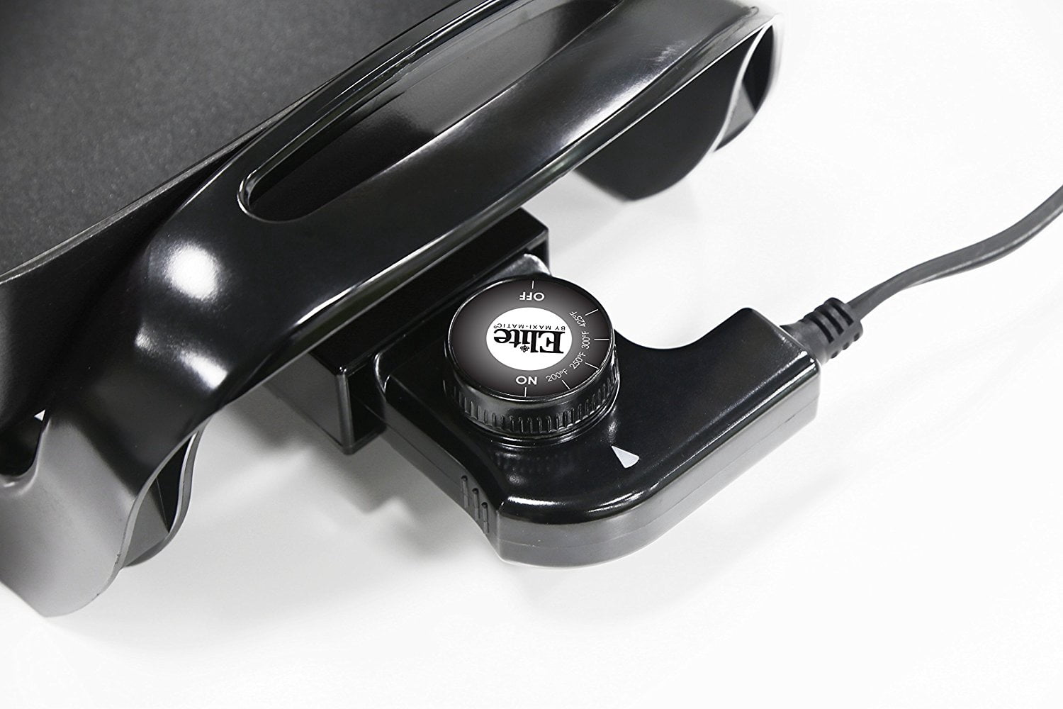 Elite 15" Electric Skillet with Glass Lid, Black