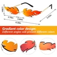 thumbnail image 3 of Gafas de sol Vice Flame Gafas de fuego sin montura Ormromra WMZL-2128-1, 3 of 7