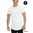 thumbnail image 2 of Threads Men's, Ultra-Soft Crewneck T-Shirt, Moisture Wicking, Anti-Odor, S - XXL, White, 2 Pack, 2 of 8