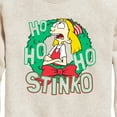 thumbnail image 3 of Hey Arnold! - Ho Ho Ho Stinko - Toddler And Youth Crewneck Fleece Sweatshirt, 3 of 5
