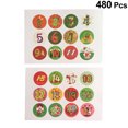 thumbnail image 2 of 480PCS Christmas Number Sealing Sticker Adhesive Round Christmas Tree Elk Star Decals Decoration for Cookies Bag Gift Box Packaging, 2 of 8