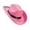 Pink, variant on Cowgirl Hats Cap Decor Jazz Hat Western Cowboy Hat for Men Women Teens Black