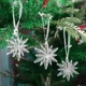 thumbnail image 5 of Adornos de copos de nieve de acrílico transparente para árbol de Navidad, decoración de cristal con forma de ciervo, copo de nieve y estrella para fiesta en el país de las maravillas invernal, 5 of 5