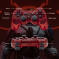 thumbnail image 7 of Turpow 2 Pack Controller for P3, Wireless Bluetooth Controller Gamepad Joystick, Double Vibrating Controller for P3 with Charger Cable Cord Thump Grips，2 Charging Cables - Red, 7 of 7