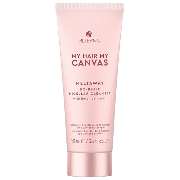 3.4 oz , Alterna My Hair My Canvas Meltaway No-Rinse Micellar Cleanser , hair scalp - Pack of 1 w/ Sleek Teasing Comb