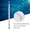 thumbnail image 4 of Antena telescópica macho SMA 40MHz-6G Antena telescópica de acero de aleación duradera de larga vida útil Radio  LimeSDR Antena TV para comunicación por radio ANGGREK Otros, 4 of 7