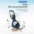 thumbnail image 4 of 2021 For AirTag Protective Sleeve  For Airtag Keychain Magnetic Metal -inclusive Anti-fall Protective Shell Black, 4 of 11