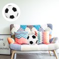 thumbnail image 2 of 1 pieza de fútbol creativo en forma de juguete de peluche de dibujos animados de fútbol de juguete de peluche, 2 of 8