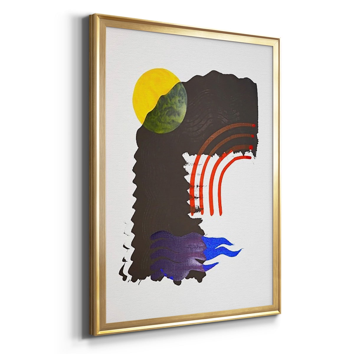 Shifting IV Premium Framed Print, in Gold, Black, or Silver - Ready to Hang
