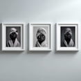 thumbnail image 2 of Animals Taking a Bath Abstract Funny Canvas Painting Print Wall Art for Living Room Bathroom Decoration Frameless, 2 of 7