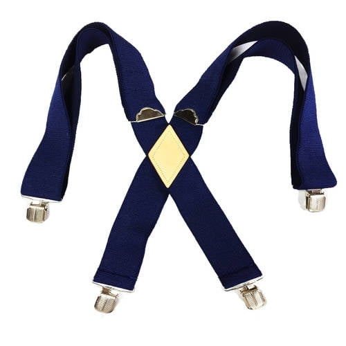 Style 8004JA George Brand Casual Navy Suspenders 