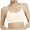 Beige, variant on Womens Low Back Bras Invisible Backless Bra Seamless Secret Plunge Bra No Show Bra Low Cut Spaghetti Strap Bra