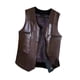 thumbnail image 2 of Chaleco de invierno para hombre Chaleco de cuero PU para hombre para senderismo Caza Primavera Otoño Invierno 3XL, 2 of 8