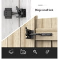 thumbnail image 3 of QualitChoice Latch Gate Carbon Steel Dirt-Proof Door Lock Lockable Non-loose Buckle Fence, 3 of 6