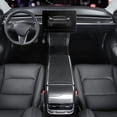 thumbnail image 2 of Glossy Carbon Fiber ABS Cover for Tesla Model Y 3 Dashboard Panel Bright Center Console Armrest Cover Interior Front Door Trim, 2 of 6