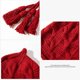thumbnail image 3 of Christmas Knitted Beanie with Handmade Tassel Stretch Soft Decor for Home Travel School Playing, 3 of 4