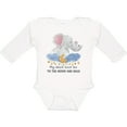 thumbnail image 3 of Inktastic My Uncle Loves Me to the Moon and Back Elephant Family Boys or Girls Long Sleeve Baby Bodysuit, 3 of 5