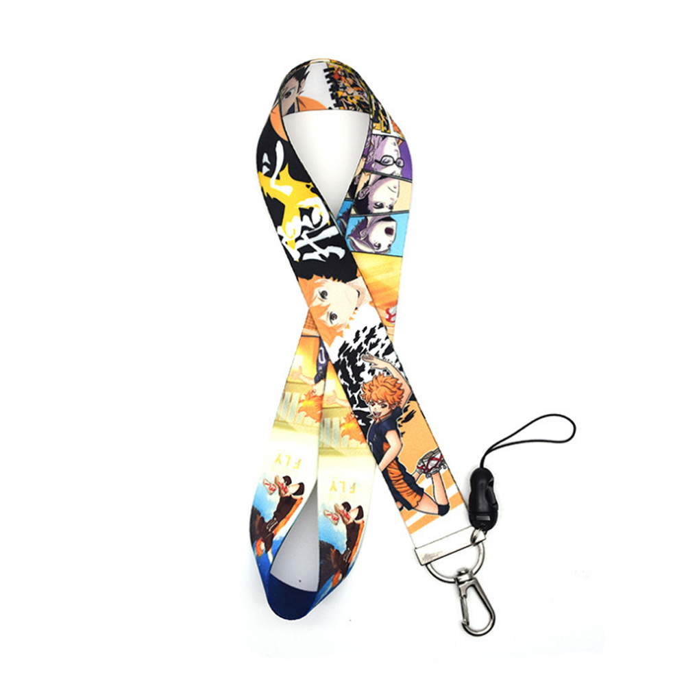 Zhenzhiao Anime Haikyuu!! Lanyard Lanyard Keychain Lanyard ID Holder