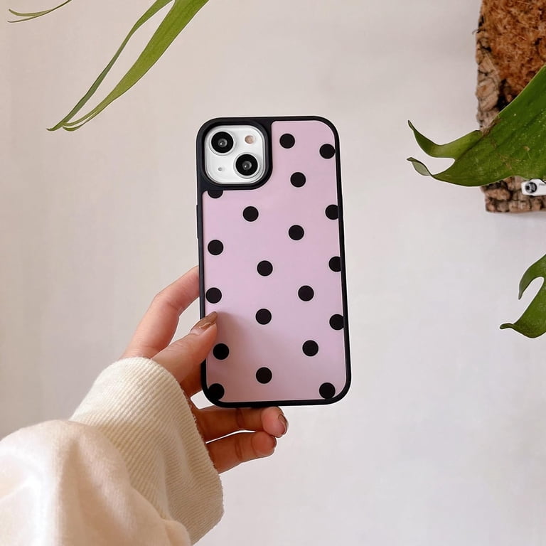 Cute Black Polka Dots Matte Phone Case Compatible with iPhone 14/13,Retro Classy Trendy Slim Sleek One Piece Girly Full Side Print Cover for iPhone ... Cute Black Polka Dots Matte Phone Case Compatible with iPhone 14/13,Retro Classy Trendy Slim Sleek One Piece Girly Full Side Print Cover for iPhone ...
