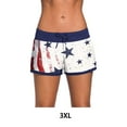 thumbnail image 3 of Pantalones cortos de baño transpirables, pantalones recortados, pantalones de playa, traje de neopreno ligero, bañadores, protector solar Deportes acuáticos Estampado de estrellas blancas 3XL Greeniant OD020837-60B, 3 of 6