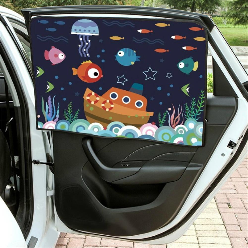 Disney Car Window UV Protection Roller Blind Sun Shade Minnie Mouse Frozen Cars 