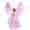 Pink, variant on Wovilon Christmas Gifts for Women Christmas Feather Angel Doll Hanging Xmas Tree Pendants Ornaments Home Decor