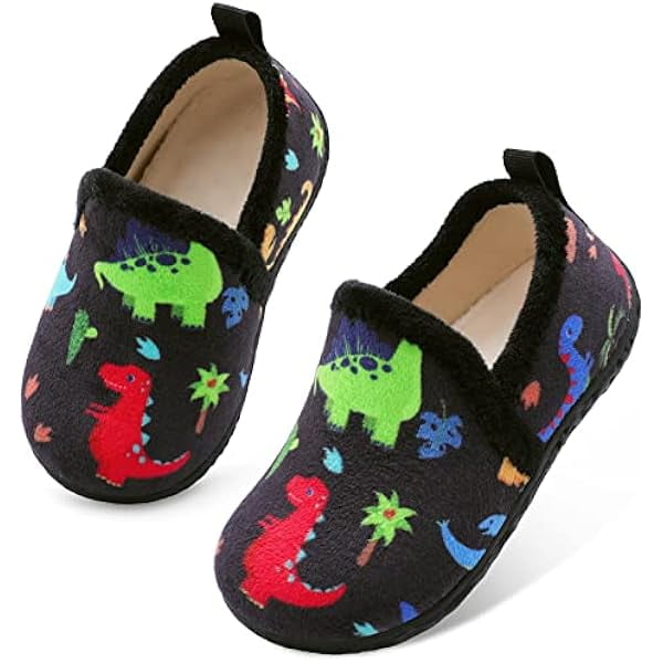 HAYAN Toddler Slippers Boys Girls House Shoes Slip on Baby Sock Shoes Lightweight Outdoor Walking Shoes