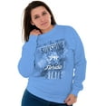 thumbnail image 4 of Florida FL Cute State Flower Souvenir Women Crewneck Sweatshirt Brisco Brands S, 4 of 6