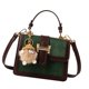 thumbnail image 2 of Bolso bandolera verde con colgante elegante y correa ajustable, perfecto para compras informales para mujer, 2 of 8