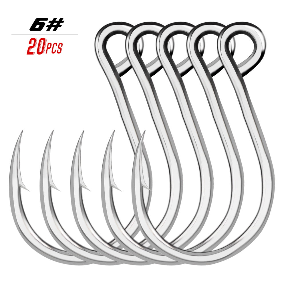51 Pcs/Set Red Worm High Carbon Steel Fishing Hook For Texas Rig Soft Bait~cyFla 