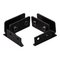 thumbnail image 1 of LEFU pour Charnières de Porte en Verre Sans Perçage, Lot de 2, Quincaillerie d'Armoire d'Exposition en Acier Inoxydable pour Tablettes en Verre de 5 à 8 mm, Ajustement à Vis Réglable, Salle de Bain Cuisine Vitrine Support pour Aquarium Pinces Noir, 1 of 10