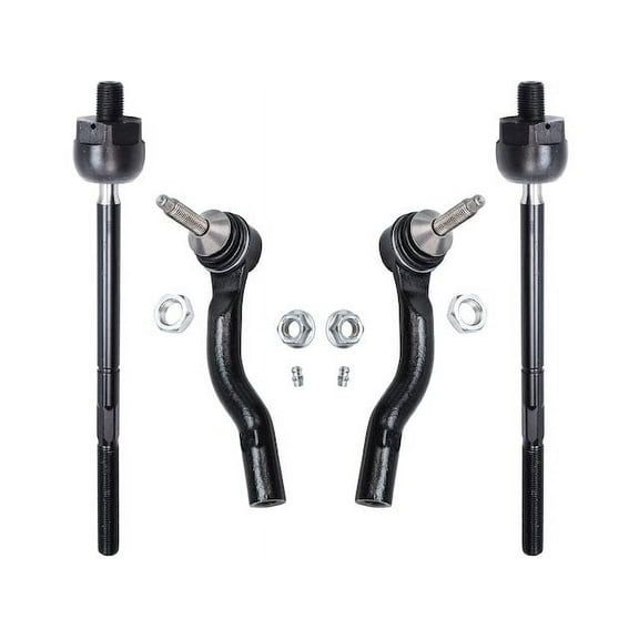 Front Tie Rod End Set - Compatible with 2003 - 2011 Ford Crown Victoria 2004 2005 2006 2007 2008 2009 2010