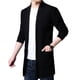 thumbnail image 2 of Nuevas chaquetas de punto, cárdigan largo para hombre, abrigo tipo suéter, abrigo de lana extra largo de alta calidad para primavera, 2 of 5
