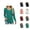 B-Dark Green, variant on Fall Shirts for Women 2025 Solid Color Pleated Front V-Neck Loose Fit Going Out Tops Long Sleeve Shirts for Women