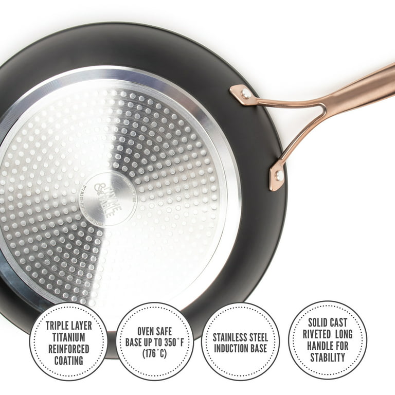 Thyme & Table Non-Stick 12 Fry Pan, Rose Gold - Yahoo Shopping