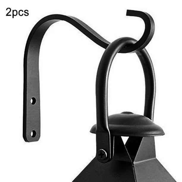 Koszal 2Pcs 5 Inch Iron Hooks for Hanging Lantern Coat Garden